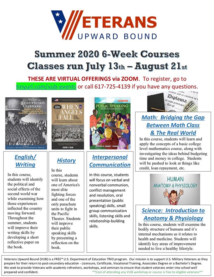 Introducing: Andrew Porter, English Instructor with the Veterans Upward Bound program. A former U.S. Army infantry officer, Andrew holds an MFA in Creative Writing from NYU &amp; degrees in Philosophy from the Graduate Center at CUNY and William &amp; Mary. tinyurl.com/vub-events