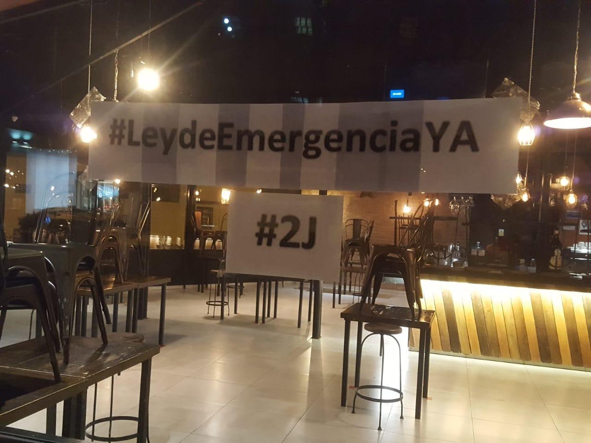 ObservadorSur's tweet photo. ❗️⚠️ #Chubut ❗️⚠️En #Comodoro, el sector hotelero y gastronómico pidieron #LeyDeEmergenciaYa https://t.co/Wry8me9UQ3