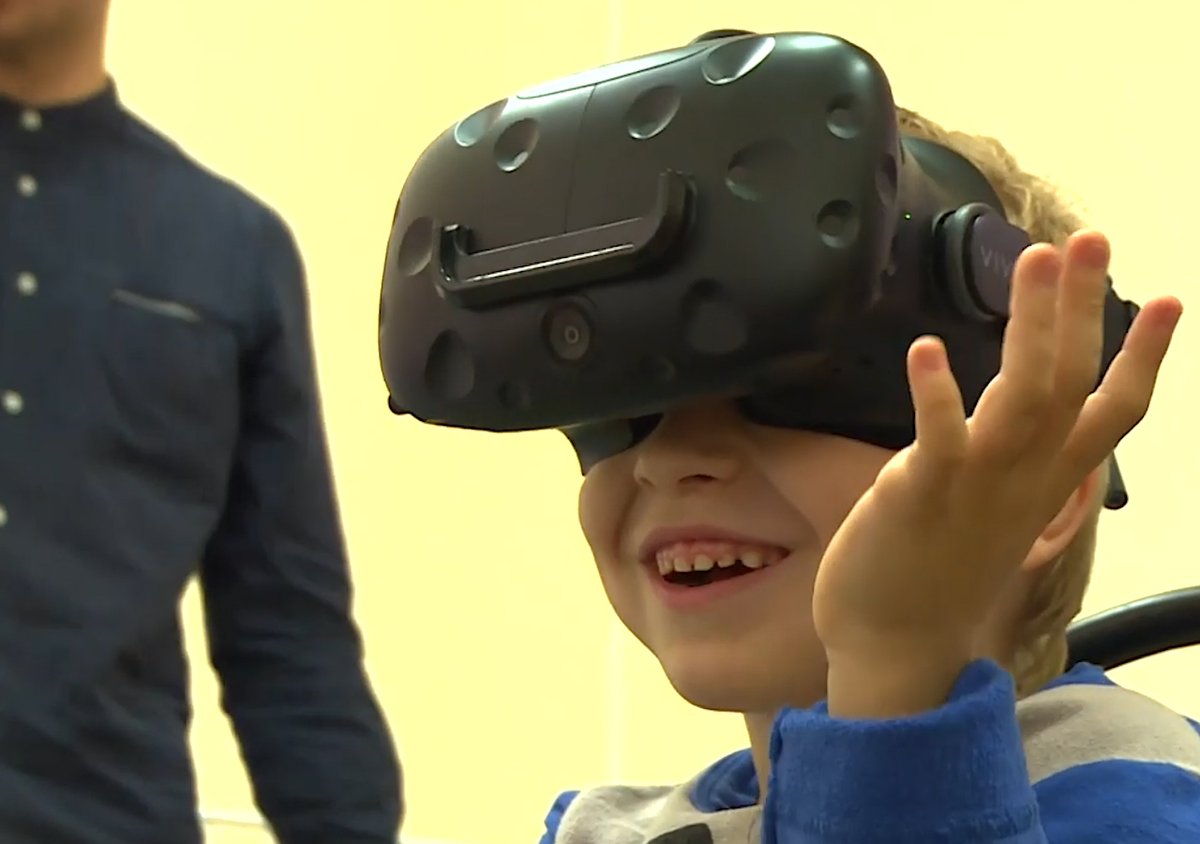 INVEION1's tweet photo. What does the Inveion virtual reality experience delivers? No one can describe it better than children with CP who tried it. When I wear the helmet I feel as if I immerse myself in a different world…" INVEION, where dreams come true! #INVEION #training #experience #VR #CP https://t.co/5I1ap1w3MC