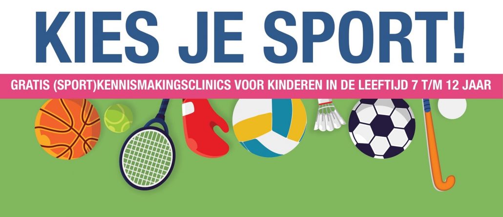 KIES JE SPORT
Doe mee aan #gratis (sport)kennismakingsclinics voor kinderen in de leeftijd 7 t/m 12 jaar uit de <a href="/gemeente_Voorst/">Gemeente Voorst</a>. Voor meer informatie en inschrijven zie onze site: voorstactief.nl/kies-je-sport
