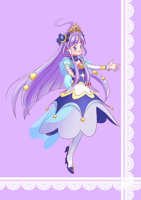 スタプリの絵に関してはバラバラに描いてたものを合わせていたのでこんな感じで全体があります 