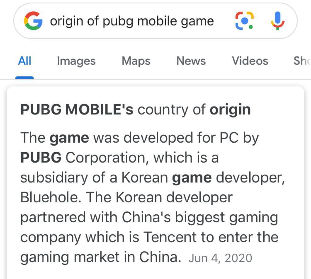 pushpanathan yadav (@pushpanathany) on Twitter photo government of india has baned 59 chinese app. pubg app is missing in this. pubg game is destroying our young generation. its a korean game which patnered with china's biggest gaming company TECENT <a href="/rsprasad/">Ravi Shankar Prasad</a> <a href="/OfficeOfRSP/">RSPrasad Office</a> <a href="/PMOIndia/">PMO India</a> <a href="/rajnathsingh/">Rajnath Singh</a> <a href="/PUBGMOBILE_IN/">Gg</a> <a href="/INCIndia/">Congress</a> government of india has baned 59 chinese app. pubg app is missing in this. pubg game is destroying our young generation. its a korean game which patnered with china's biggest gaming company TECENT <a href="/rsprasad/">Ravi Shankar Prasad</a> <a href="/OfficeOfRSP/">RSPrasad Office</a> <a href="/PMOIndia/">PMO India</a> <a href="/rajnathsingh/">Rajnath Singh</a> <a href="/PUBGMOBILE_IN/">Gg</a> <a href="/INCIndia/">Congress</a>