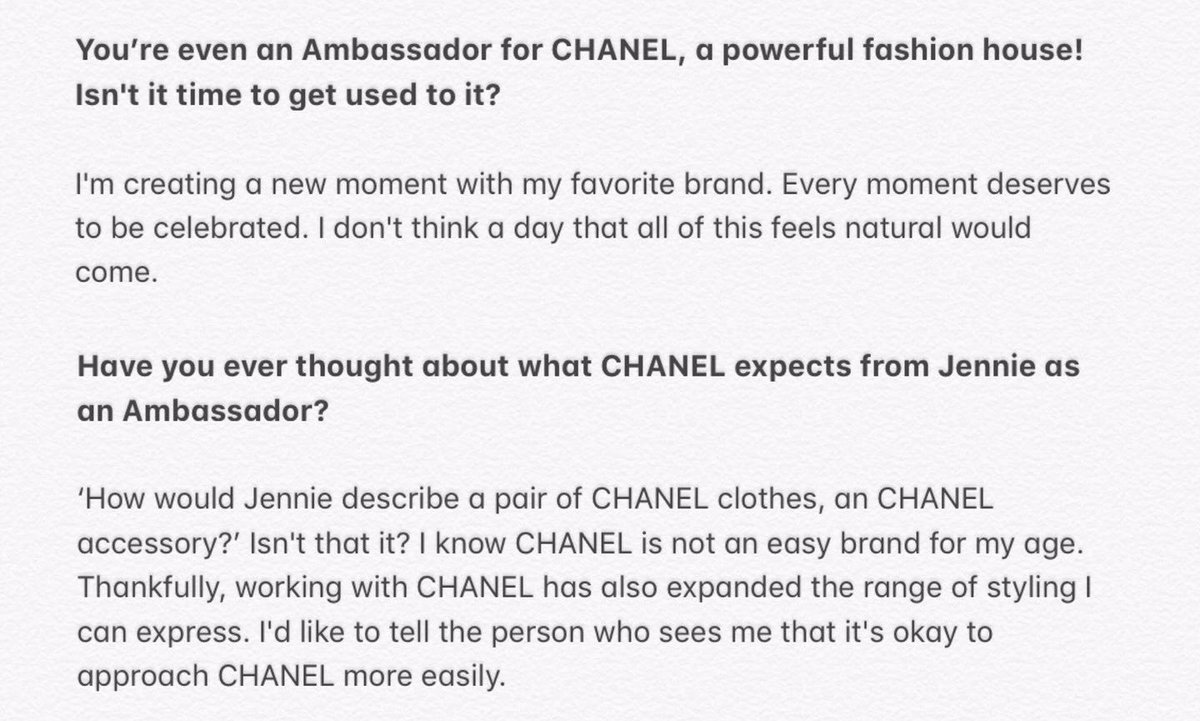 Elle Korea 2019. “ I’d like to tell the person who sees me that it’s okay to approach Chanel more easily “