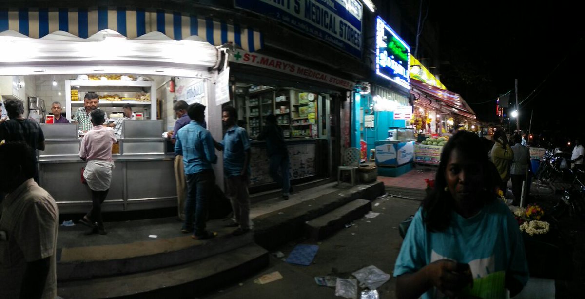 This is not an exhaustive list. Ask any person from Tirunelveli each will have a different list. I haven't added sugar donuts from Sugi(place doesn't exist anymore) or small eats from Vijay snacks bar(dont have any pic) But the list is endless.A last pic of alwa and me. Fin!