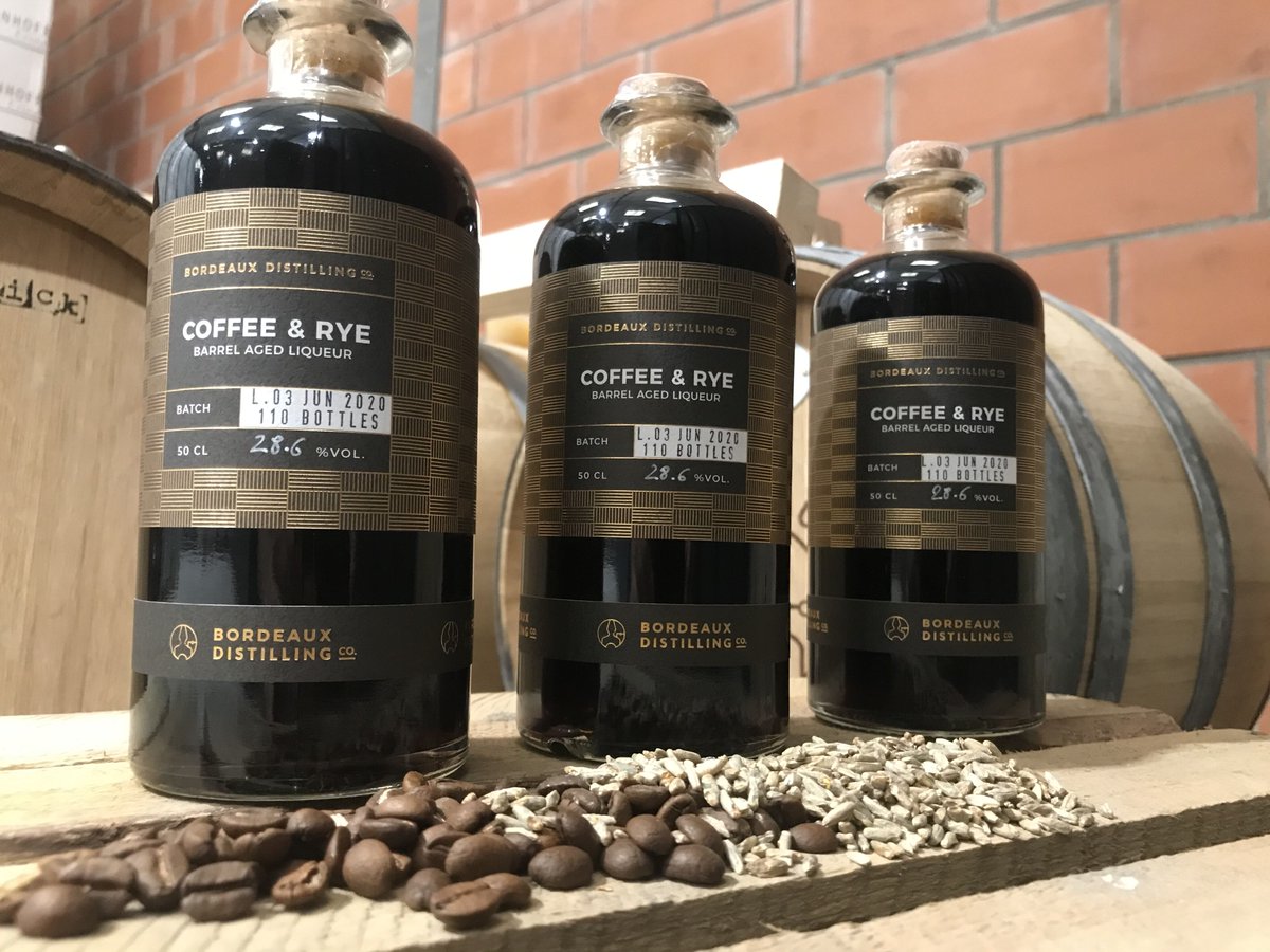 From Bean &amp; Grain to Glass! ☕🌾

Voici notre toute dernière création : COFFEE &amp; RYE - Barrel Aged Liqueur, l'association entre notre liqueur de café et notre premier lot de futur rye whisky, brassé et distillé à Bordeaux !

#coffeeandrye #liqueur #rye #coldbrew #coffee