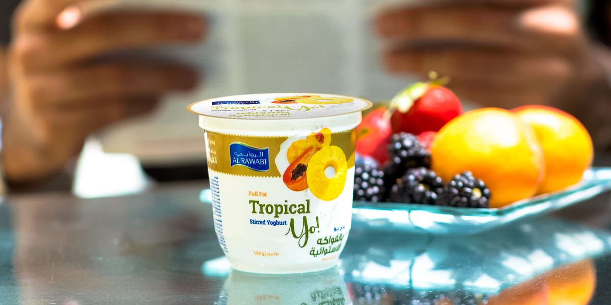 AlRawabi_Dairy's tweet photo. Our new #Tropical Fruit Yo! is simply #yommy and irresistible! Have you tasted it?
بكلّ بساطة، يتميّز زبادي يو الجديد بالفواكه الاستوائية بروعة مذاقه! هل تذوّقته؟
#AlRawabi #NationsHealth #FruitYo #MadeintheUAE #HomemadeintheUAE #الروابي #Yoghurt #Yogurt https://t.co/MOS1kpHqGr