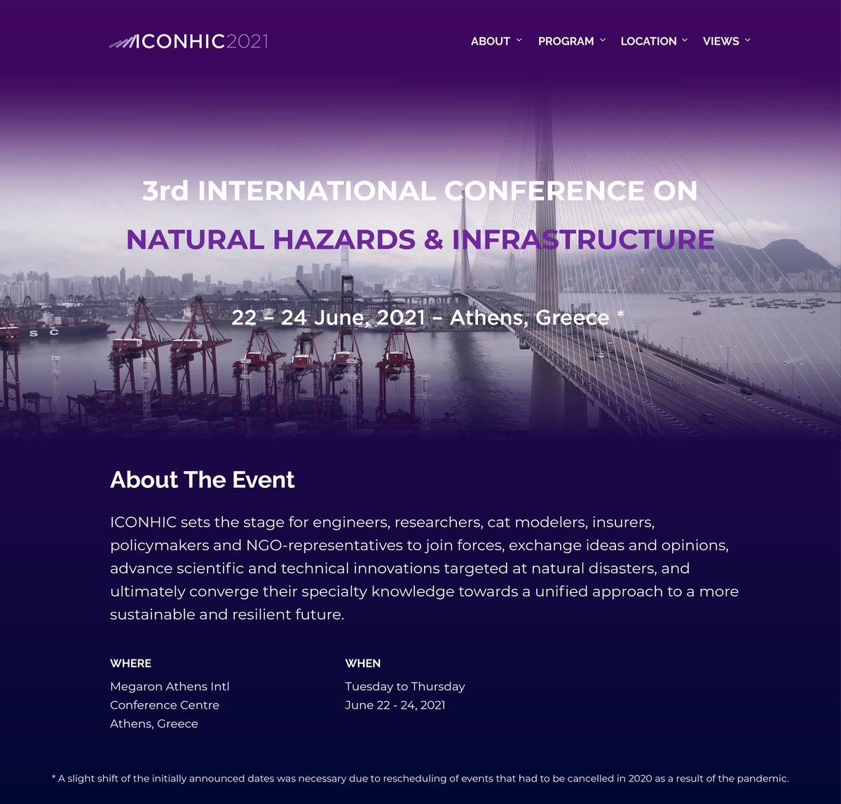 iconhic2021's tweet photo. Have you recently taken a look at the #ICONHIC2021 website? Read our latest insights on #disaster #risk #management &amp; #subscribe to our newsletter to stay in the loop for the latest #conference updates: https://t.co/QbdoQ9aDNg https://t.co/3TumQEZfIO