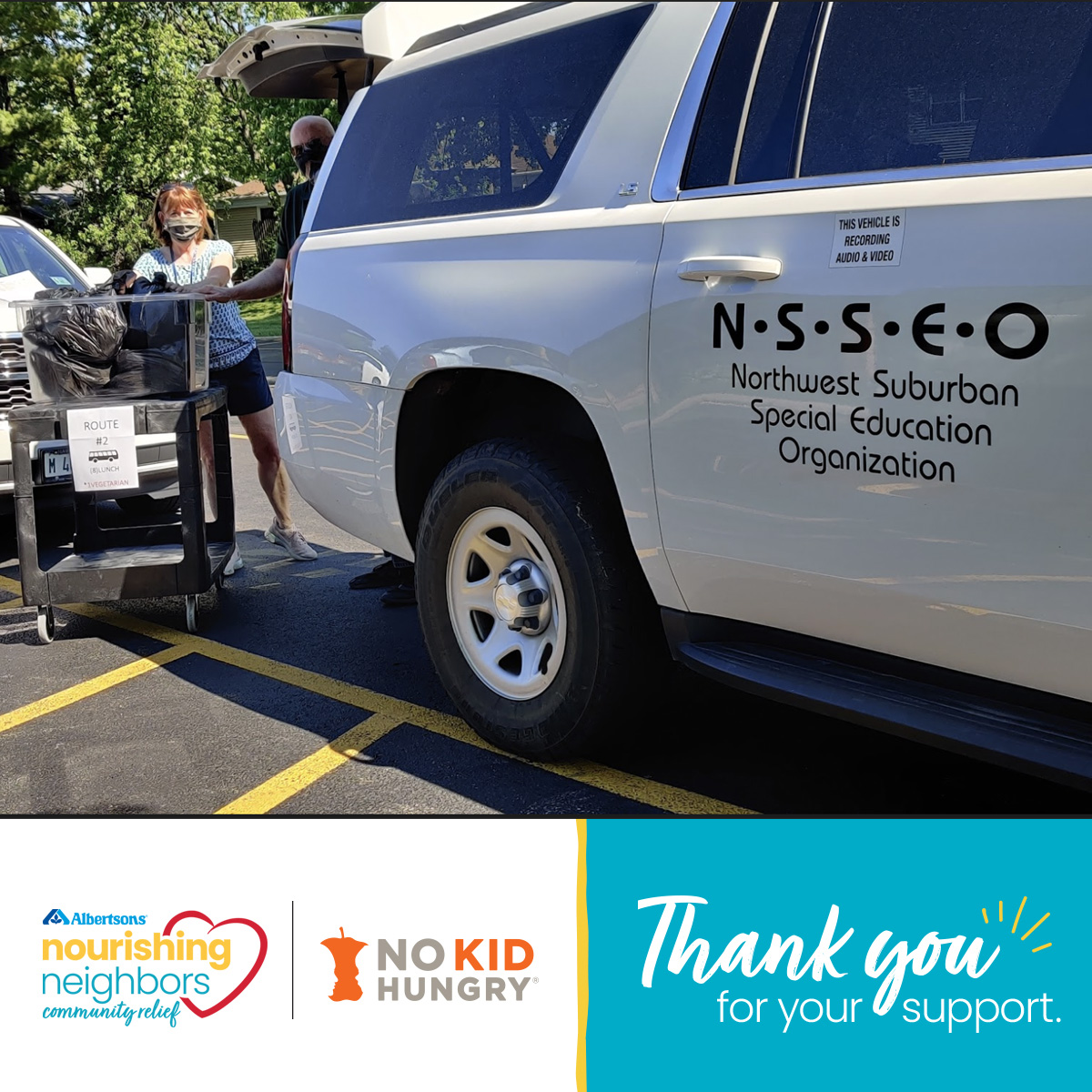 NSSEO is excited to have received a grant from @Albertsons and @NoKidHungry to help feed vulnerable kids during these trying times. Thanks for making us a part of the #NourishingNeighbors family!