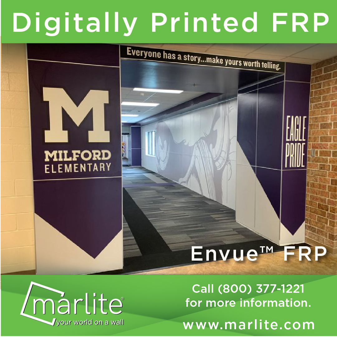 MarliteInc's tweet photo. School Spirit never fades when you can have custom digitally printed panels lining the halls of your school! #marlite #frp #digitalprint #schoolspirit
https://t.co/uJ9vp7BZB8 https://t.co/RQZWCqN0bT