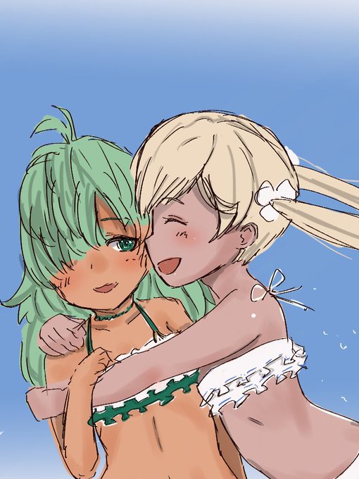 楽し気なイベントでよかったです。突然降ってきたイオとコルルの組み合わせが見られて幸せ
#グラブル 