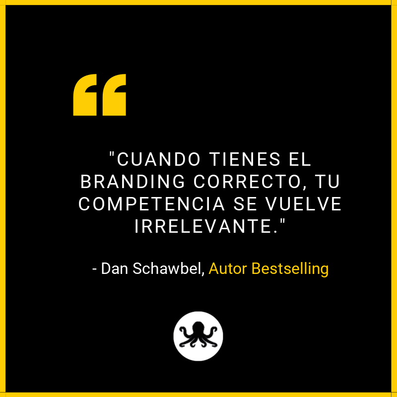 KrakenFinancial's tweet photo. "Cuando tienes el branding correcto, tu competencia se vuelve irrelevante." 

- Dan Schawbel, Autor Bestselling del NY Times https://t.co/Cwq4LuelF7