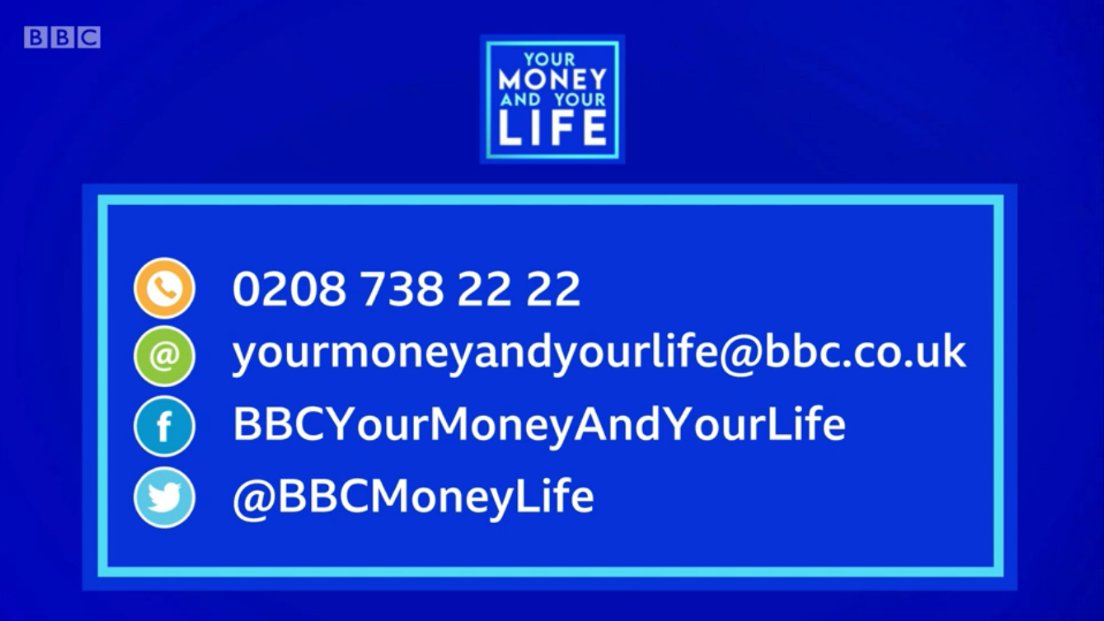 BBC Your Money and Your Life tweet media