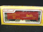 Yeaceelovesdogs's tweet image. Life Like HO Scale Swift Refrigerator Line 40' Reefer Car 6714 Share $3.50 #reeferlife #lifereefer rover.ebay.com/rover/1/711-53…