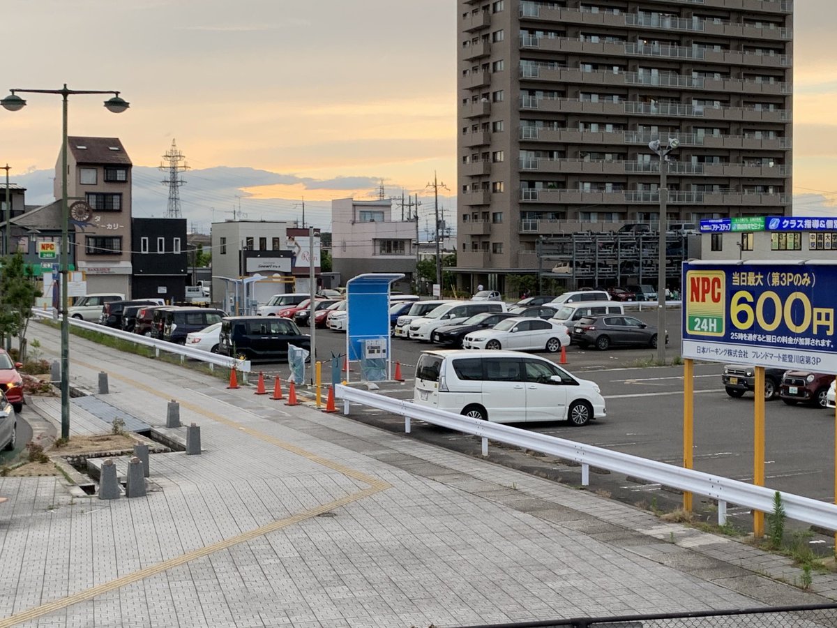 Higashiohmi A 17 能登川駅前の駐車場新しい出口ができるっぽい というか駅北のアンダーパス工事に関連しての出口移設と思われる