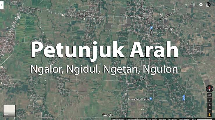 Cara mengetahui arah mata angin di Jogja

A thread.