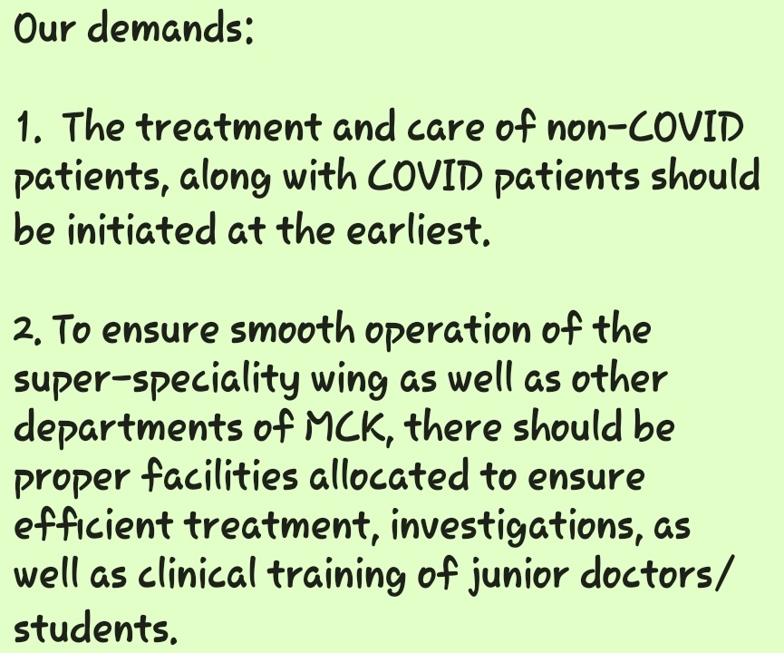 Abhisadhu1709's tweet photo. (1/4)The oldest institutes teaching Western Medicine in Asia Medical college, Kolkata is fighting for it's right.
@MamataOfficial @wbdhfw
#UnlockMCK
#InclusiveNOTExclusive
#DoctorsforPeople https://t.co/FKdWZzguPr