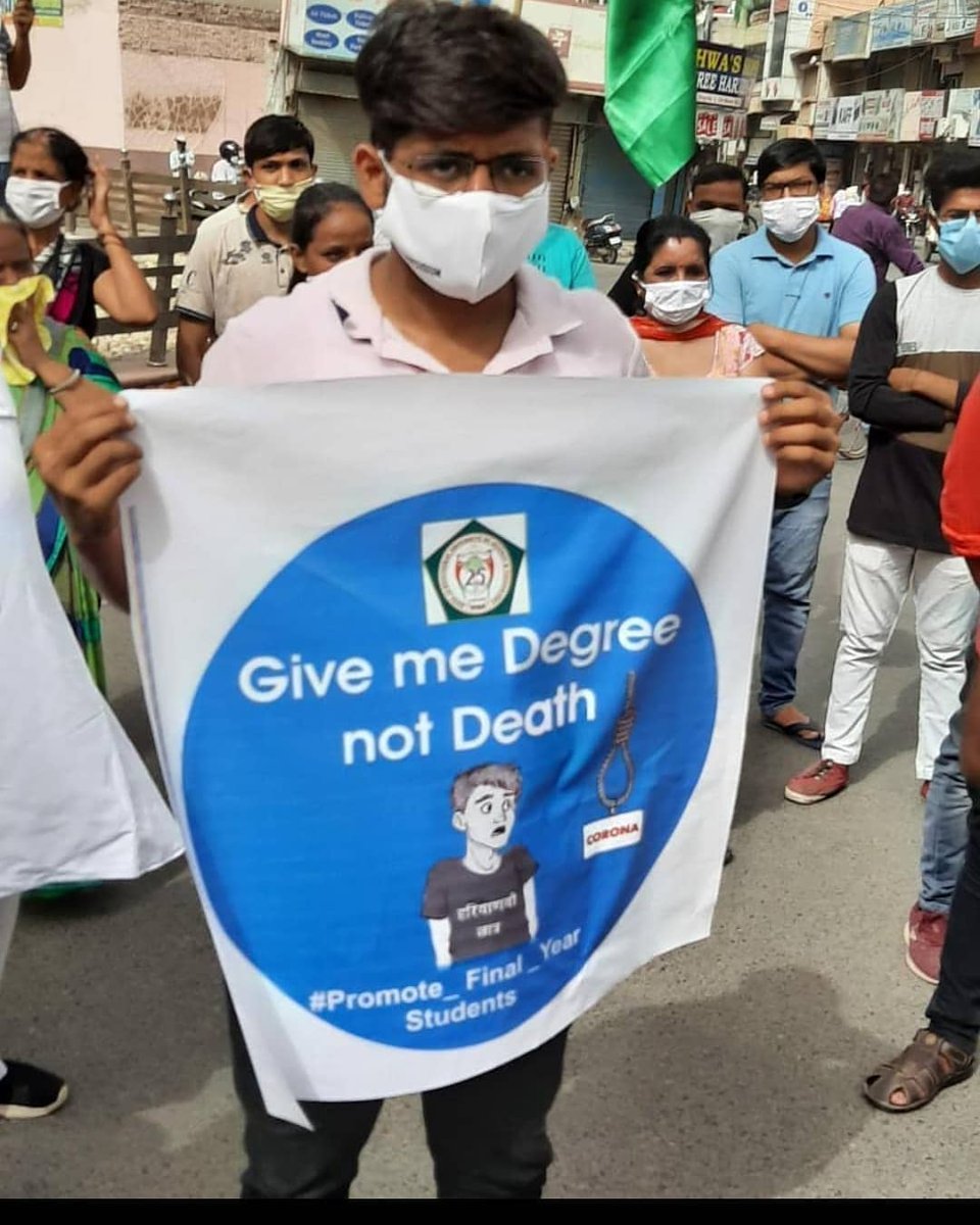 SHUBHAM_17_20's tweet photo. Dear HIMACHAL PRADESH UNIVERSITY..we aren't afraid of giving exams but only afraid of spreading of corona viruses..Total students are against exams..
#HPstudentsagainstexam
#DontRiskStudentslives 
#StudentLivesMatter 
#ugcindia
#ugc_cancel_exam 
#jairamthakurbjp https://t.co/Sft4s1YJEg