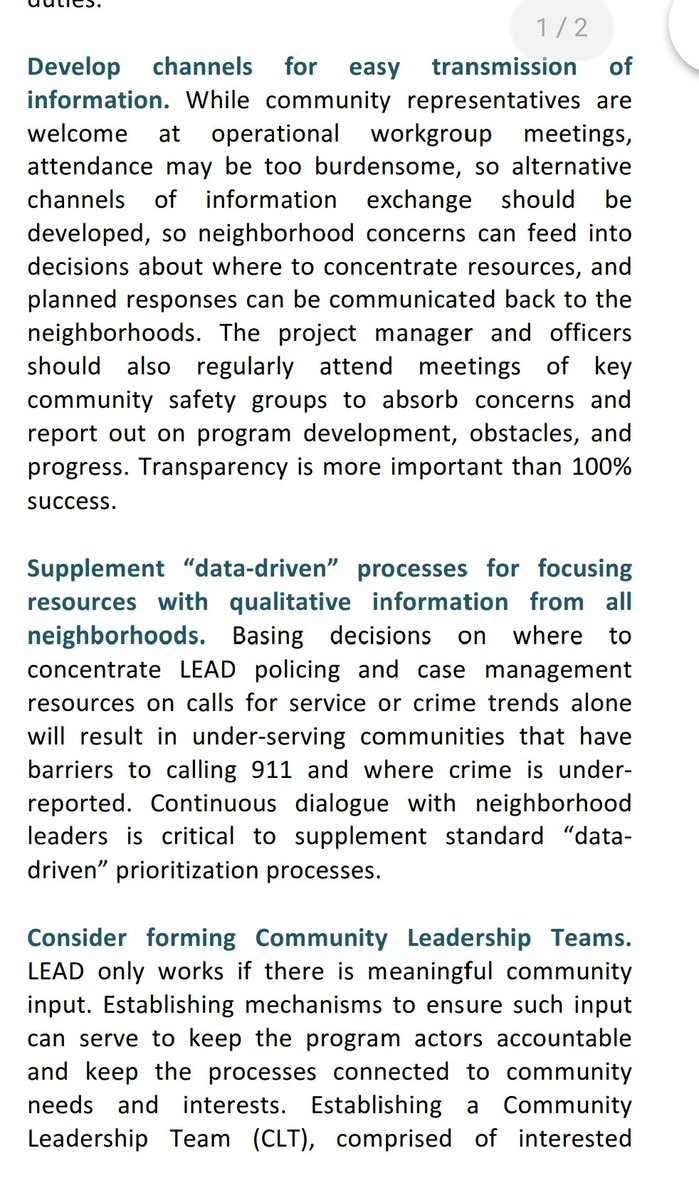 Time to move on to Microsoft's Criminal Justice Reform Initiative. They talk a lot about LEAD (Law Enforcement Assisted Diversion) in Seattle and how it's "helped". Here's a screenshot from PDF here:  https://www.leadbureau.org/resources&nbsp;We're asking for transparency too.