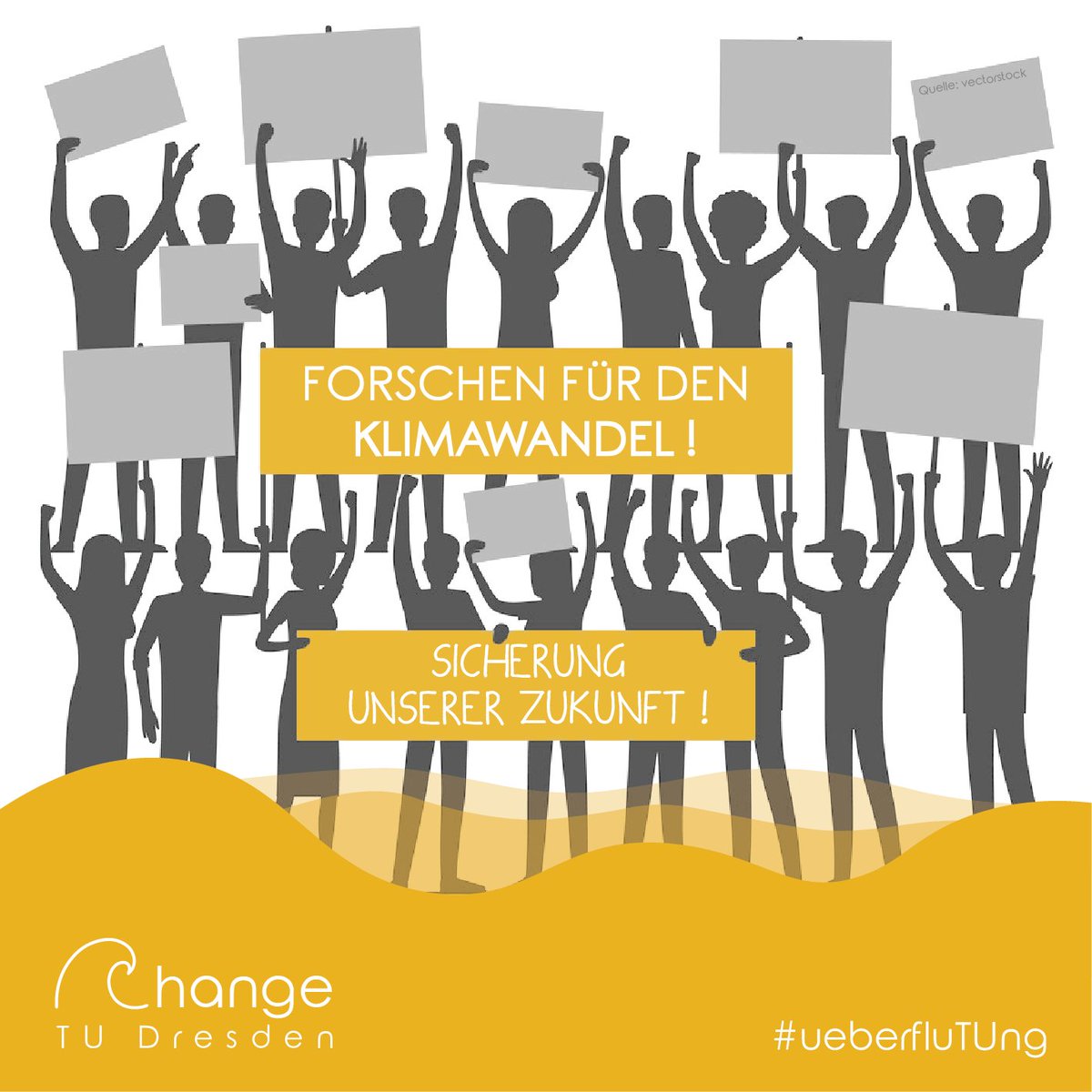 #Klimawandel - Eine Frage der Prioritätensetzung? Nein, denn es betrifft uns alle. Deshalb fordern wir das Rektorat der #TUDresden auf, in der Forschung Priorität auf die Themen #Nachhaltigkeit, #Klimagerechtigkeit und Lösung der sozialökologischen Krise zu legen #ÜberfluTUng