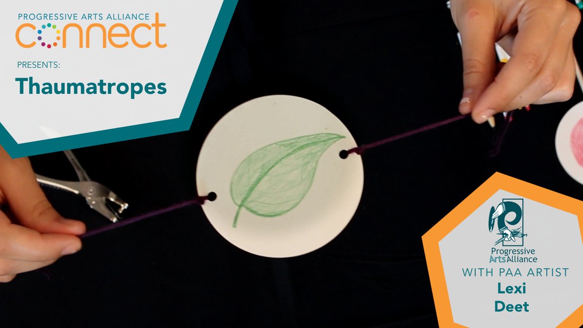 Artist-educator Lexi Deet explores the science & art behind optical illusions using a thaumatrope. youtu.be/i2foXDmCqno Create your own & share it w/ PAA by tagging it #paaconnect. Follow our YouTube channel! More art fun: connect.paalive.org #thaumatropes #opticalillusion