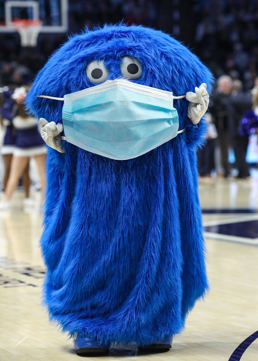 XUAthletics's tweet photo. If the Blob can do it, so can you! We are #InThisTogetherOhio, let's all do our part. 🙅‍♀️🙅‍♂️

Stay safe, Xavier Nation! We hope to see you all soon. #LetsGoX https://t.co/s2RxJyWHam