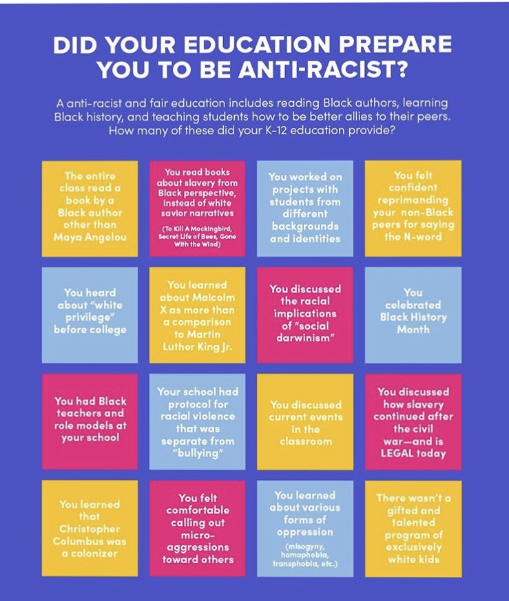 brightmorningtm's tweet photo. What are you doing this week to disrupt oppression in your school? Graphic by @EmmaKumer on Instagram. https://t.co/CmlwlihVGB