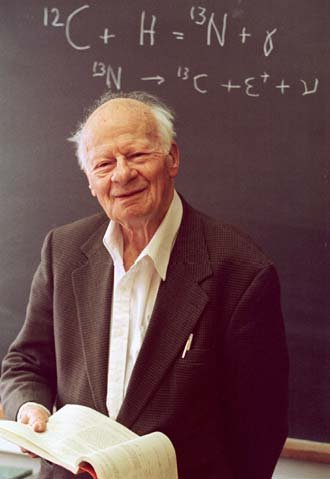 Bethe won the Nobel Prize for solving an elemental problem that had puzzled humanity for hundreds of years: What makes the sun shine? It took him until 1968 to get the prize because they were figuring out which one of his many contributions to recognize.