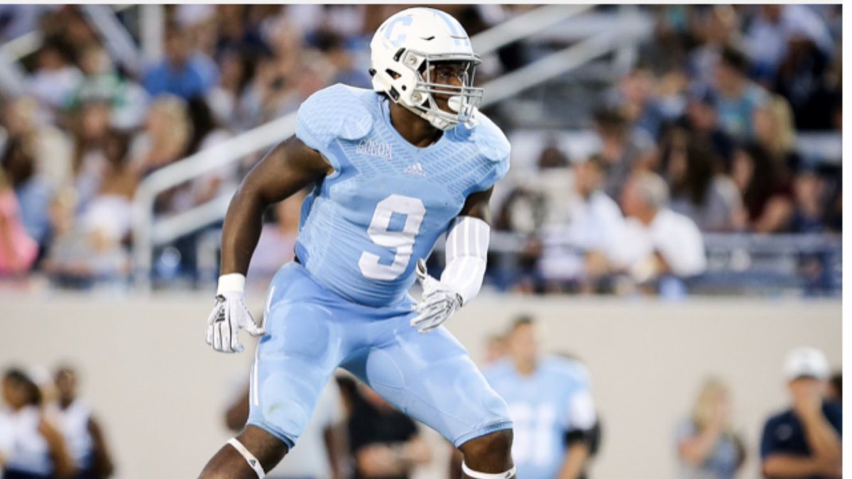On July 9th at 8 PM ET, we present the FCS Senior Panel, including some of the best SRs on the FCS level. 

The Citadel LB Willie Eubanks III will be joining the panel! 112 tackles in 2019.

To sign up, please email me at ryan@nfldraftbible.com to reserve your spot!