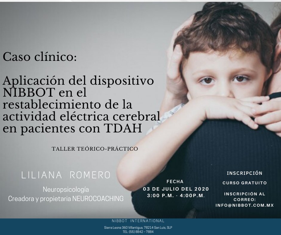 nibbotmexico's tweet photo. ¿Quieres aprender más acerca de la estimulación magnética transcraneal? ¿Como son los dispositivos Nibbot? ¿Resultados reales? Te invitamos a participar a este webinar
Inscripción totalmente gratuita.
#Nibbot #México #Psicología #Neurocoaching #tdah #Salud #webinar https://t.co/rTvfNcBzth