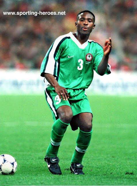 After Japan’93 U-17 World Cup success with the Golden Eaglets, Babayaro made his senior debut in the Afro-Asian Cup in 1995, represented Nigeria from 1995-2004, and was part of two Olympic squads (won one in 1996), two World Cup squads and three African Cup of Nations squads.