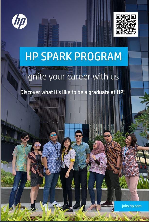 Congratulations to all from the #Classof2020! We believe the future is yours to create at <a href="/HP/">HP</a>.  More information about <a href="/HP/">HP</a> SPARK and how to apply, please access the QR code on the poster.  Do sign up and hope to see you on board.  We’d love to work with you! #HPSpirit #HPProud
