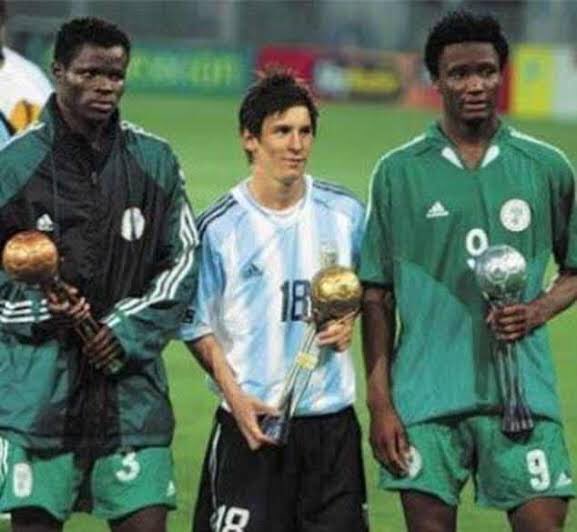 Mikel represented Nigeria in the Under-17 team in Finland in 2003 coached by Austin Evuavoen, Under -20 team at the 2005 World Youth Championship in Holand, won the Silver Ball for the 2nd-best player at the tournament behind Lionel Messi, and then 2016 Rio Olympics.