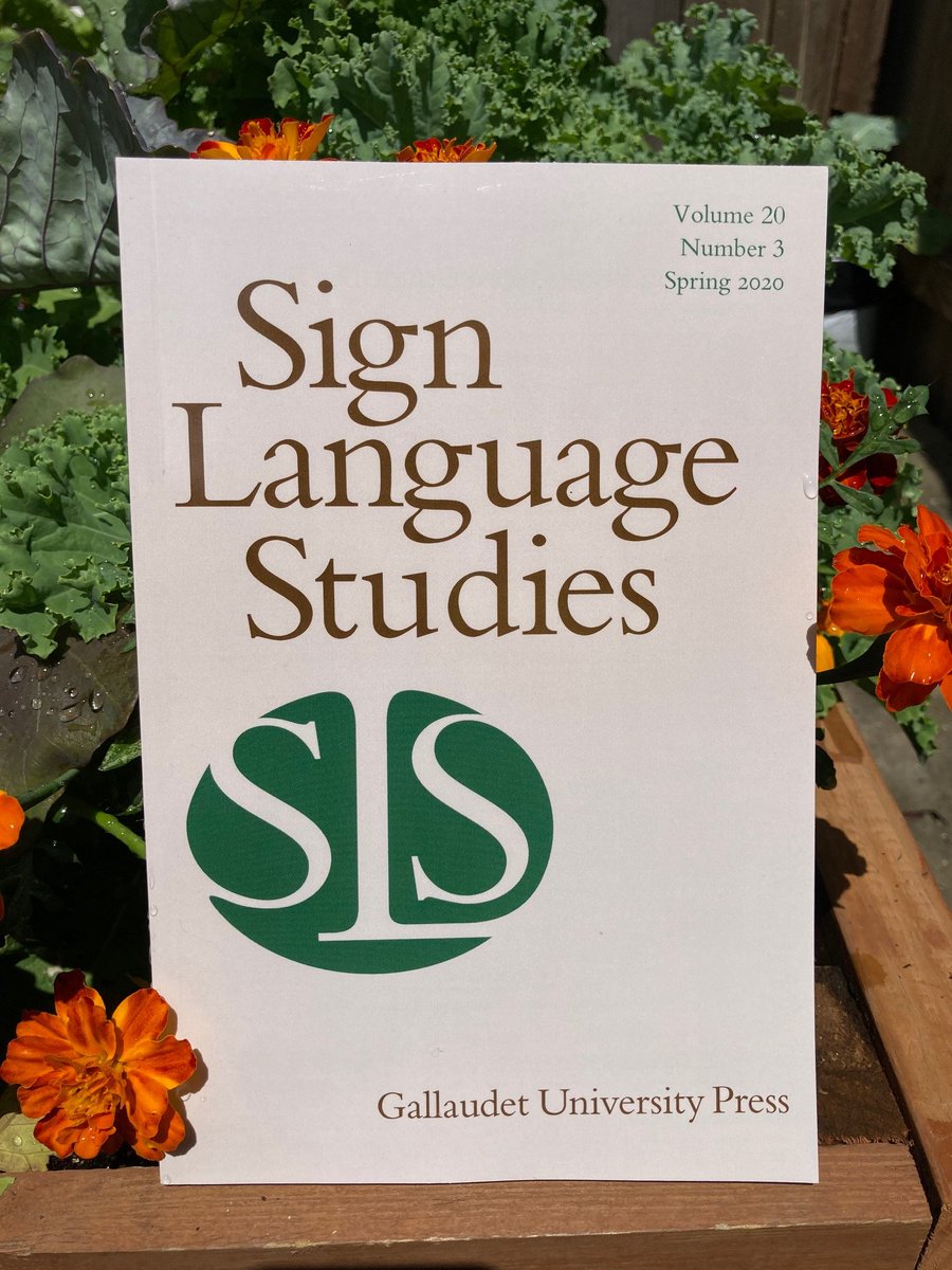 Gallaudet University Press (@gallaudetpress) on Twitter photo The #SLStudies special issue on #signlanguage #poetry is now available. Read it <a href="/projectmuse/">Project MUSE</a>, or subscribe to the print version so you can prop it up in the garden of your choosing! gupress.gallaudet.edu/homeSLSorder.h… (TOC in thread to follow) 1/ The #SLStudies special issue on #signlanguage #poetry is now available. Read it <a href="/projectmuse/">Project MUSE</a>, or subscribe to the print version so you can prop it up in the garden of your choosing! gupress.gallaudet.edu/homeSLSorder.h… (TOC in thread to follow) 1/
