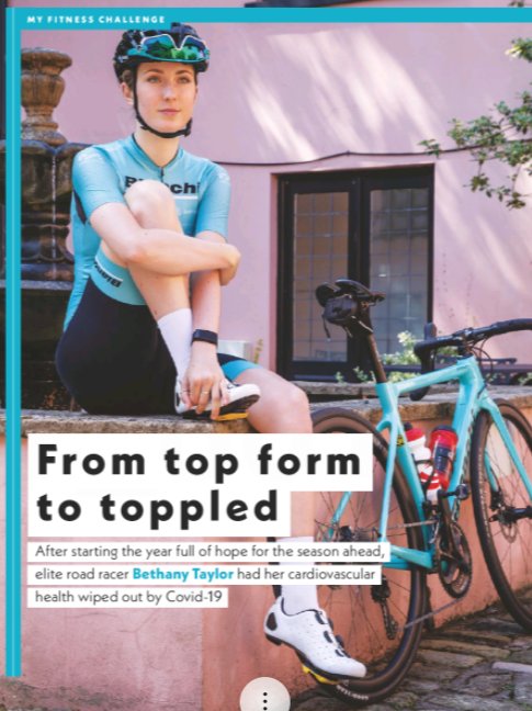 Nouvelles Cycling (@nouvellescyclng) on Twitter photo In this week's <a href="/cyclingweekly/">Cycling Weekly</a> read how <a href="/bethonabike/">Bethany Taylor</a> has handled COVID-19 and it's effect on both her training and lifestyle. An important topic and good to get out in the open.
📸 <a href="/shortandrounduk/">Short&Round</a> In this week's <a href="/cyclingweekly/">Cycling Weekly</a> read how <a href="/bethonabike/">Bethany Taylor</a> has handled COVID-19 and it's effect on both her training and lifestyle. An important topic and good to get out in the open.
📸 <a href="/shortandrounduk/">Short&Round</a>