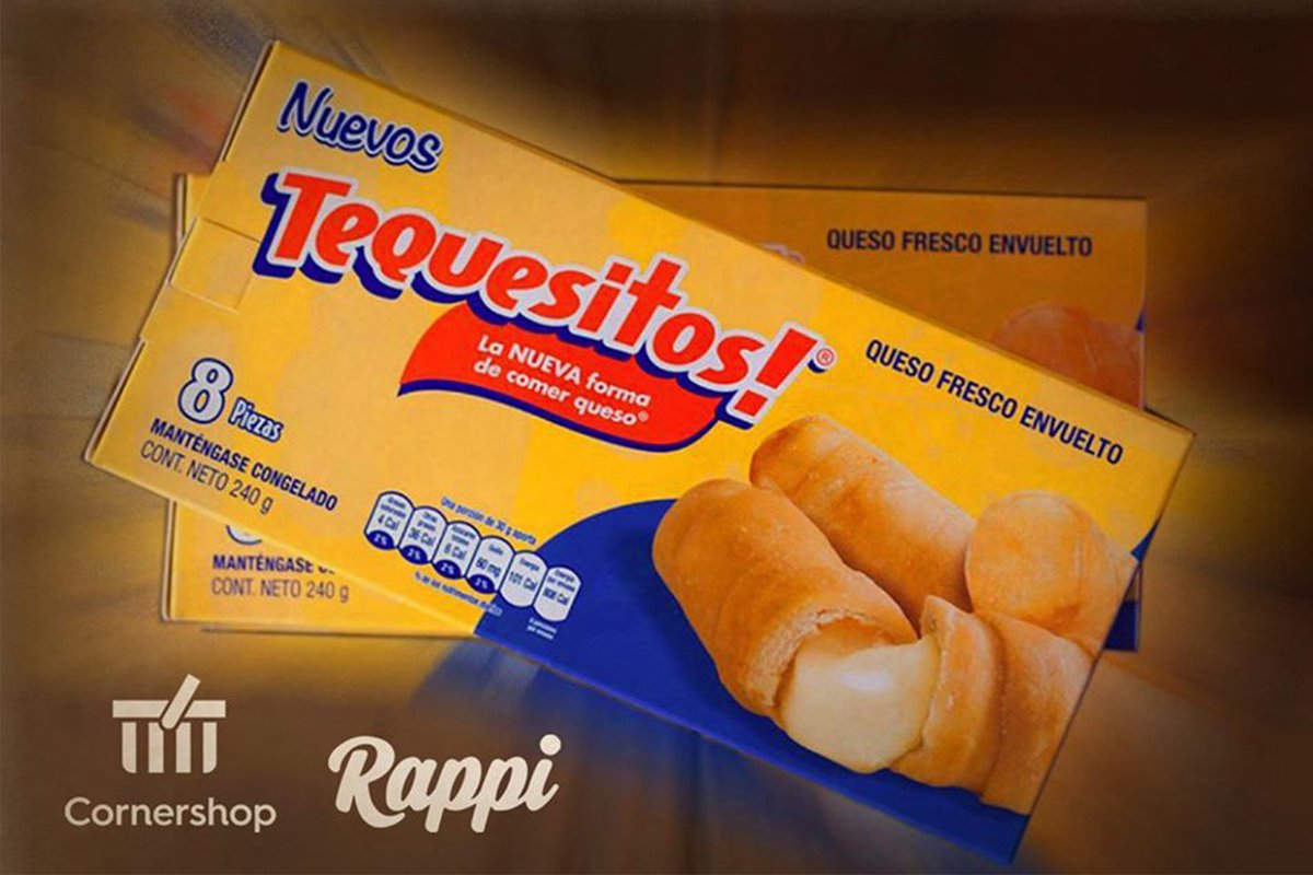 Tequesitos's tweet photo. #Tequesitos… ¡no te quedes sin ellos el fin de semana, pídelos con tiempo por @RappiMexico o @CornershopMX te los llevan! #CombinaContigo https://t.co/1OWL0gcXqN