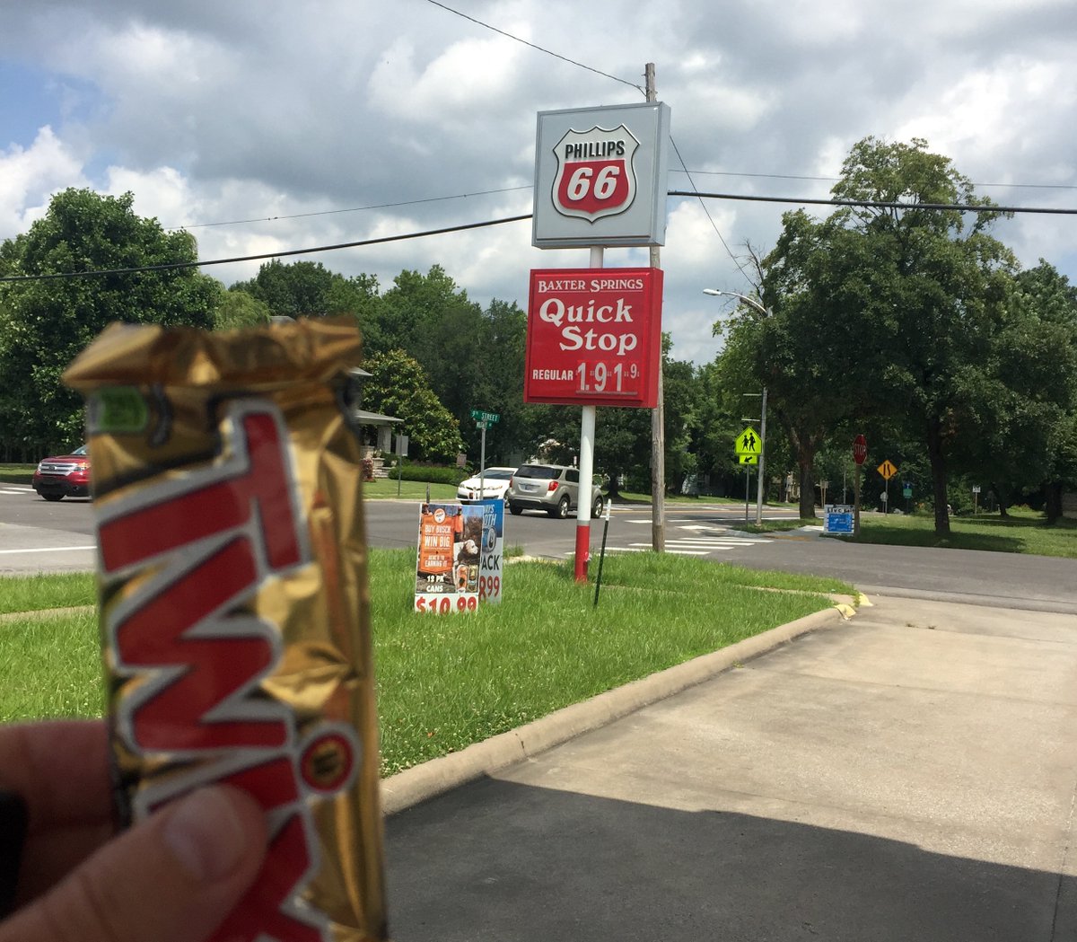 I got my Twix on Route 66.