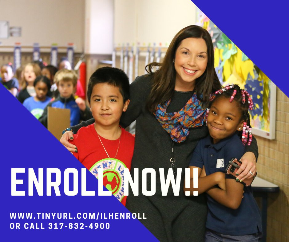 inventlearning's tweet image. Enroll now! Start the process at tinyurl.com/ILHenroll or call 317-832-4900. #ILH #charterschool