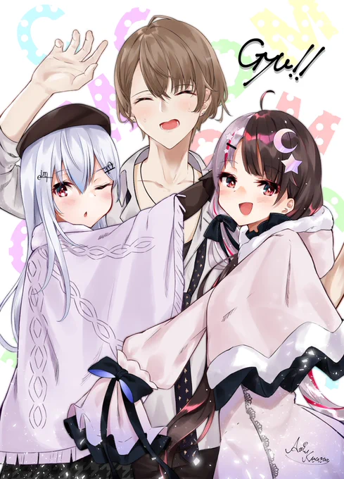 #SMC組一周年 
#れなの鳥っくあーと 
#はかせレポート 
#加画美 
一周年おめでとう??㊗️㊗️?? 