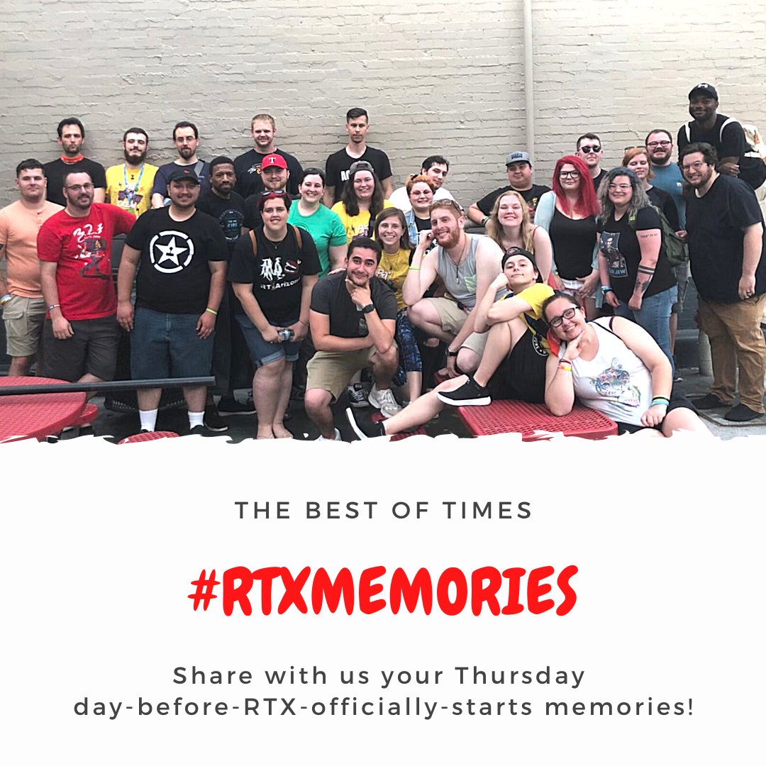 Today would have been the day before RTX 2020. We want to hear your day-before-RTX memories and traditions! Share them with #RTXMemories, and we'll retweet our favorites! 
Here are some #RTCommunity admins getting ice cream. What do you do on Thursdays before RTX?
#RTXAustin