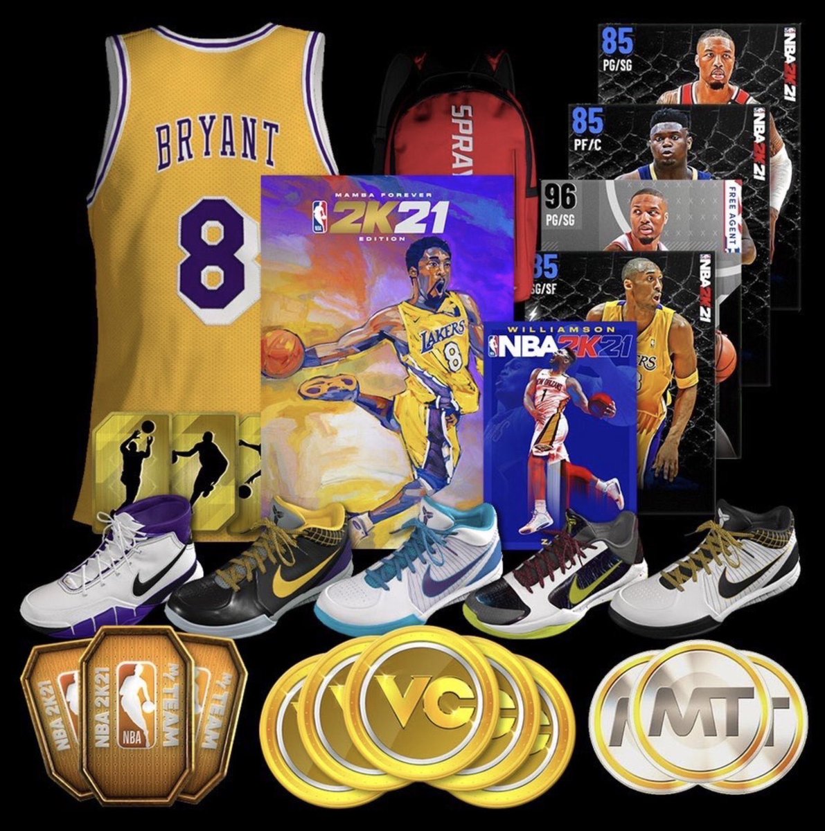 Kaymos676's tweet image. Best believe that physical version is pre-ordered ! #24 #8 #MambaForever