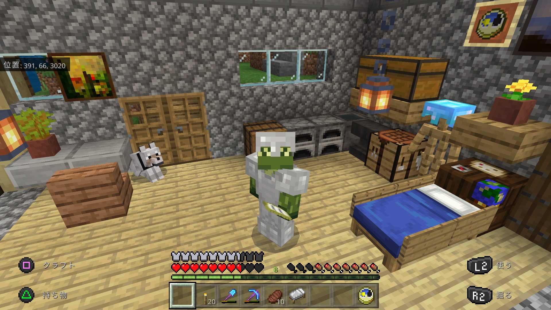 こたつ 最近のマイクラ 村に教会を建てたり サバンナに中継小屋を作ったり第二拠点の海辺の家を内装含めて凝ってみたりしてる 建築楽しいなぁ Minecraft Ps4share T Co Qfqbep6pig Twitter
