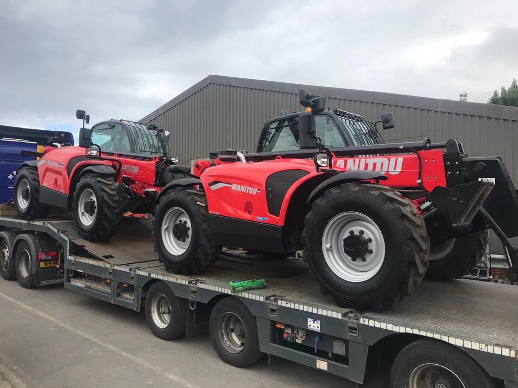 More new Manitous heading out the gate to their new home.
2 yr warranty, Telematics and Trackers
<a href="/MawsleyUK/">Mawsley Machinery</a> <a href="/ManitouUk/">Manitou UK 🇬🇧</a> <a href="/manitou/">Manitou</a>