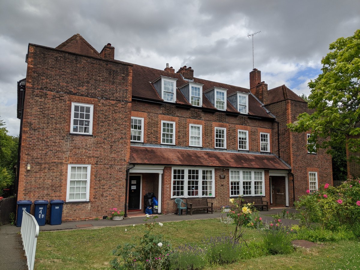 12/ Homesfield contained buildings built by philanthropic organisations between 1911-14: one for children in care, one for the elderly and one, commissioned by the Salvation Army, in Barnett’s words, for ‘weary and worn but not sad’ elderly women.