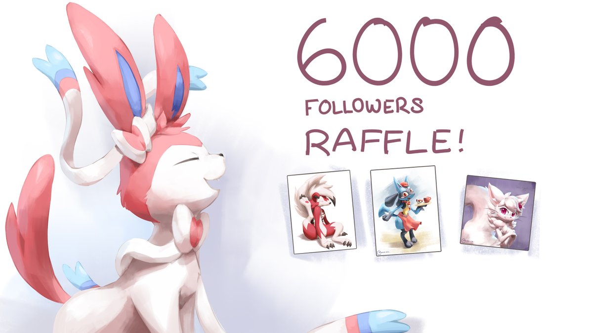 To celebrate 6000 followers, I am doing a Twitter raffle! To enter, please reply to this tweet with a reference of your character. On July 9, I will select a random winner to paint. RTs are appreciated 😊