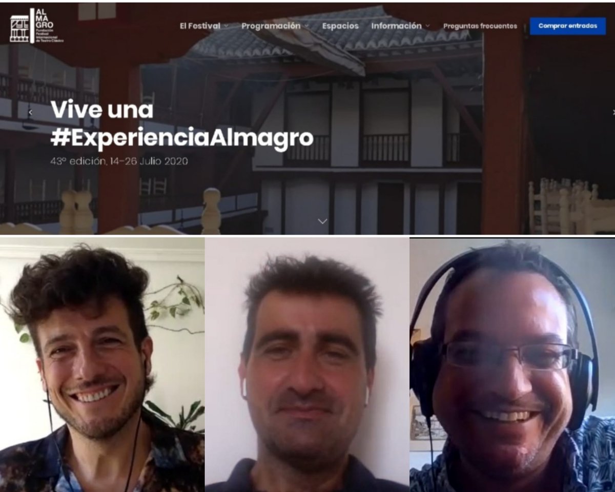 LaSalaRNE's tweet photo. Del 14 al 26 de julio se celebra el 43º Festival Internacional de Teatro Clásico de #Almagro. Hablamos con Ignacio García, su director, y David Boceta, al frente de "En otro reino extraño", obra de la Joven de la Compañía Nacional de Teatro Clásico 🎭📻⤵️ 
https://t.co/c95eq522dy https://t.co/Vd3HfsRfq4