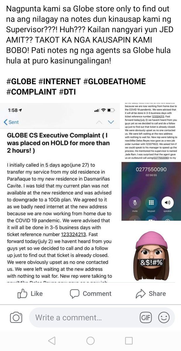 Assblaster692's tweet photo. ANO @enjoyGLOBE KAYA BA THIS YEAR? 😂
SOBRANG BULOK NG CONNECTION PATI MGA NAGTATRABAHO SOBRANG BULOK DIN. HAHAHAHAHAHAHAHAHA! https://t.co/4ClkVTSmJw