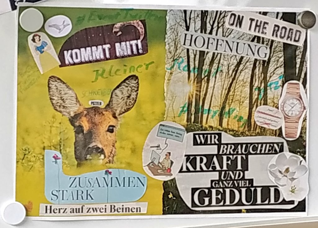 kleiner_Komet_'s tweet photo. Das Auftakt-Workshop war sehr interessant.
Katja von Eysmondt hatte was feines für uns vorbereitet und ich habe mein erstes #Visionboard gebastelt
Es geht um #storytelling #Eventtwittern und den kleinen Kometen 💜 https://t.co/US1zQulN0M