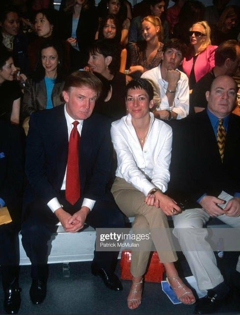 I'm sure Donald Trump wouldn't mind Twitter users retweeting in the tens of thousands all the pictures of him with the woman who was arrested in New Hampshire today, of which massive photographic archive these are just four exemplars