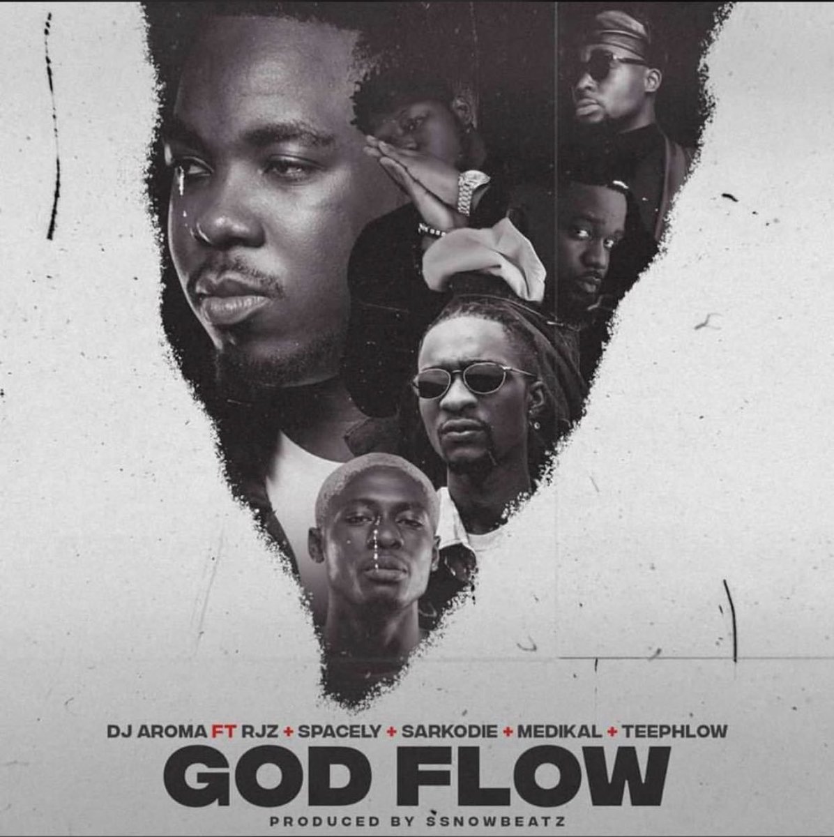 DJMENSAH1's tweet image. Dj Aroma Presents - #Godflow Ft. Rjz , Spacely , Sarkodie , AmgMedikal x TeePhlow @djaromaGH 

Hit any of the links below to stream/Download 

AudioMack : 
audiomack.com/song/dj-aroma/…

Youtube : 
youtu.be/viqq278gdUU

Soundcloud: 
soundcloud.com/djaromagh/dj-a…