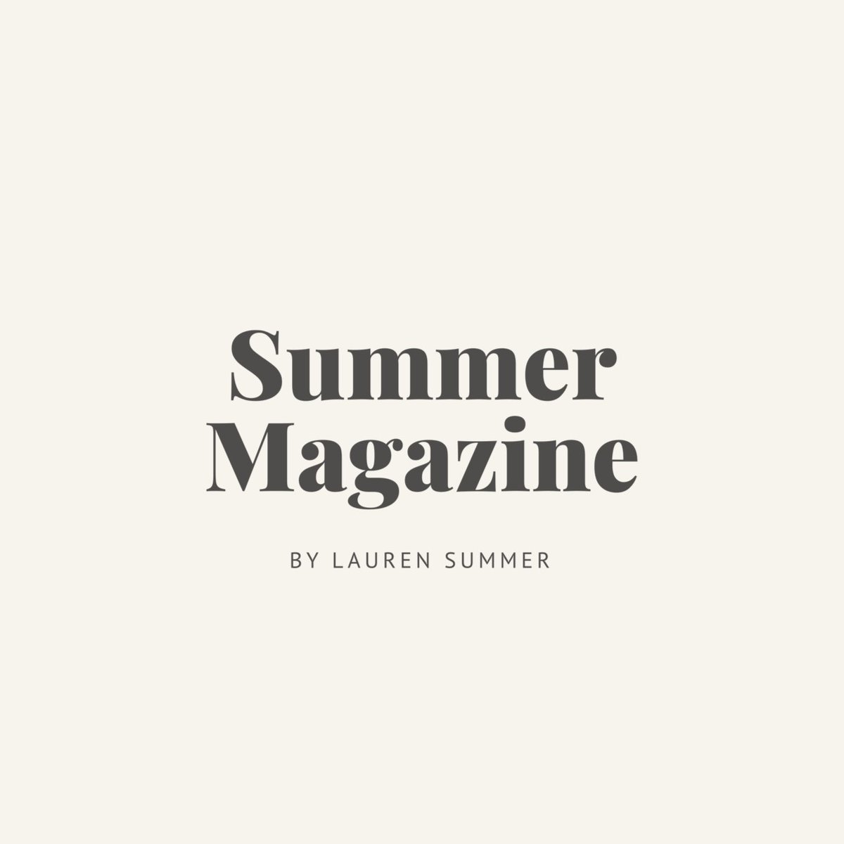 Summer Magazine, a Patreon revamp. 